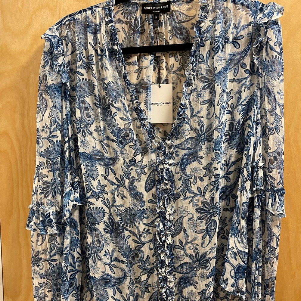 Generation Love- Elena Blouse NWT